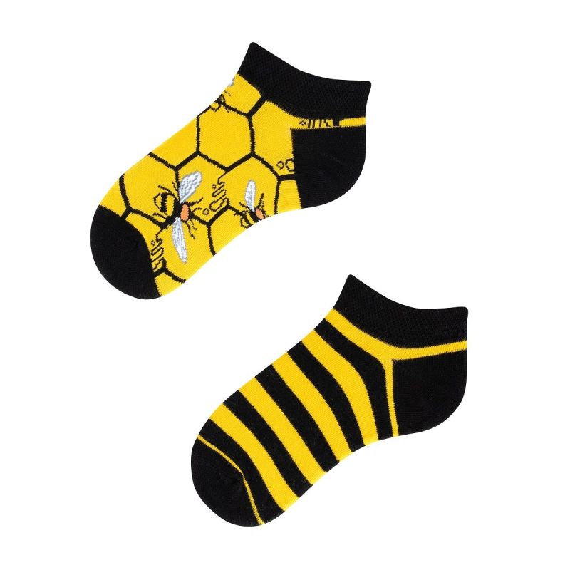 Stopki, Bee Bee Kids Low, Todo Socks, Pszczoły, Kolorowe Dziecięce