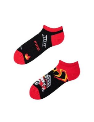 Stopki, Socks on Fire Low, Todo Socks, Strażak, Ogień, Kolorowe