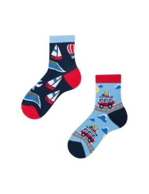 Adventure Kids, Todo Socks, Podróże, Pojazdy, Kolorowe Skarpetki Dziecięce