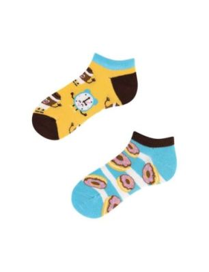 Stopki, Donut Heaven Kids Low, Todo Socks, Kawa, Pączki, Kolorowe Dziecięce