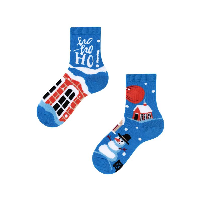 Snowman Santa Kids, Todo Socks, Mikołaj, Bałwan, Kolorowe Dziecięce