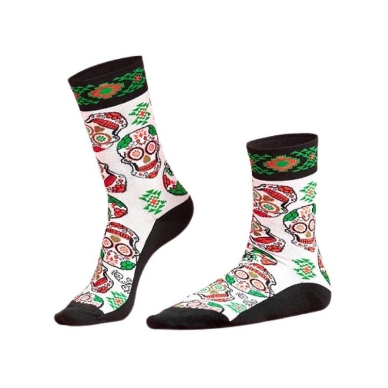 Zaawansowane skarpetki sportowe, Fiesta Bianco, produkt włoski Luigi di Focenza Socks