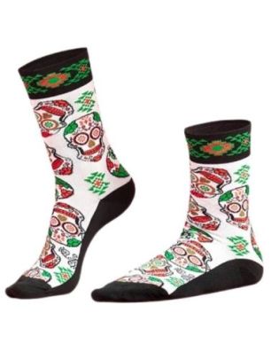 Zaawansowane skarpetki sportowe, Fiesta Bianco, produkt włoski Luigi di Focenza Socks