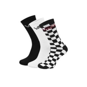 Zestaw wysokich skarpet VANS CLASSIC CREW SOCKS unisex- oldschool szachownica