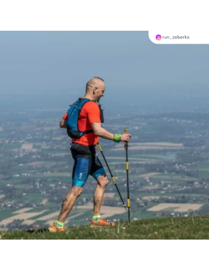 Running Raid, skarpety do biegów PRO, super wentylacja, płaskie szwy, zielone