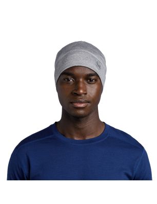 Cienka termoaktywna czapka BUFF 100% Merino LightWeight oddychająca