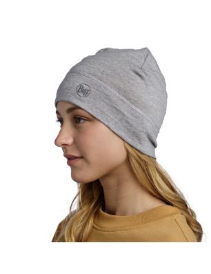 Cienka termoaktywna czapka BUFF 100% Merino LightWeight oddychająca