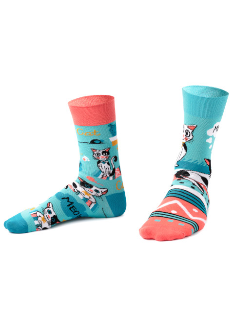 Cats Todo Socks Kotki Kaktus Kolorowe Skarpetki Skarpety Skarpetki Sklep Online Nastopy Pl