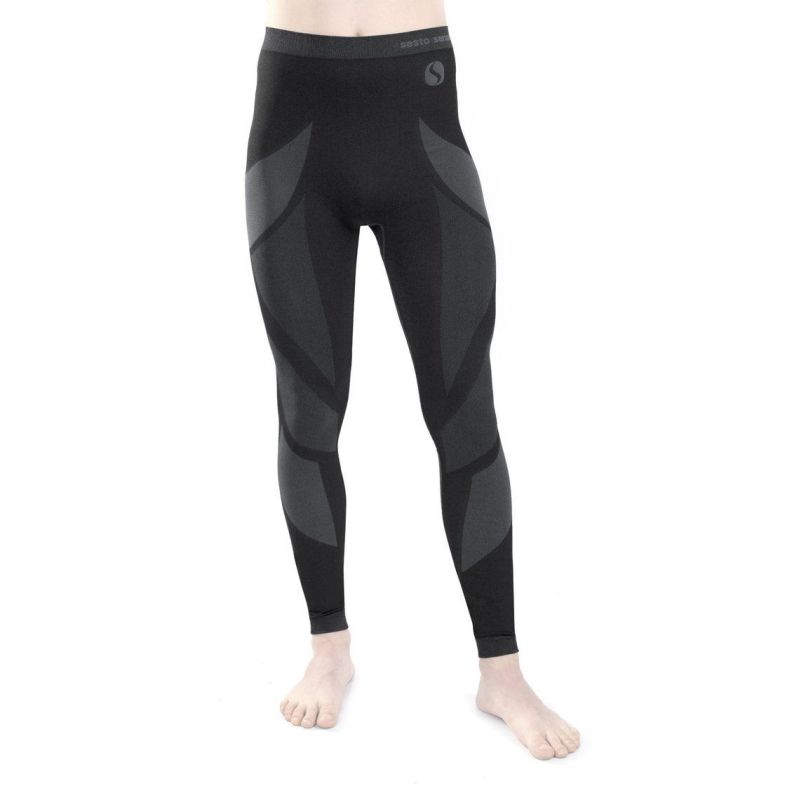 Legginsy termoaktywne męskie ThermoActive, bezszwowe, szybkoschnące (Rozmiar: M - Kolor: Grigio Men)