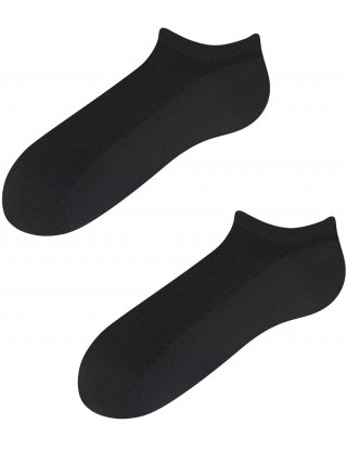 Komfortowe stopki damskie z wysokogatunkowej bawełny merceryzowanej (292) - czarny