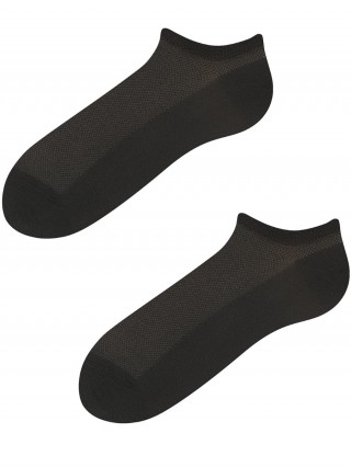 Komfortowe stopki męskie z wysokogatunkowej bawełny merceryzowanej (292) - khaki