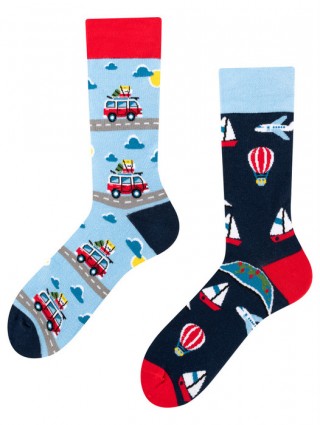 Adventure Socks, Todo Socks, Podróże, Pojazdy, Kolorowe Skarpetki  - Adventure Socks