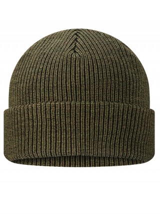 Gruba czapka Todo 50% MERINO WOOL termoaktywna, ciepła, miękka i niegryząca - khaki