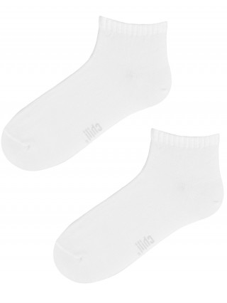 Bawełniane stopki męskie CHILI SOCKS- LOW 964 wyjątkowo miękkie, oddychające - biały