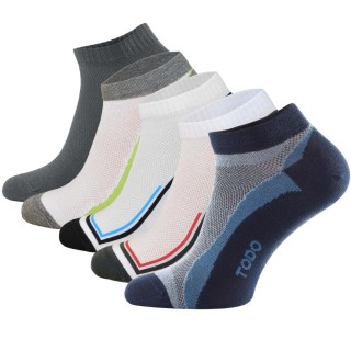 Zestaw 5 par męskich stopek termoaktywnych TODO WITH AIR CONTROL, Color MIX - 5 Pack Color Mix