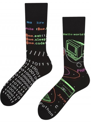 Code Mode Todo Socks, Informatyk, Programista, Komputer, Java, Kolorowe Skarpetki - Code Mode