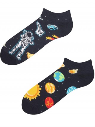Stopki, Kosmos Todo Socks, Kosmonauta, Planety, Słońce Kolorowe Skarpetki - Kosmos Low