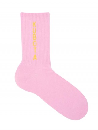 Klasyczne skarpety Kubota SPORT 3 uniwersalny stylowy design, pastelowe kolory - Pastel Pink
