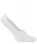 Mikrostopki męskie ESTERA  bawełniane niewidoczne, z silikonową zapiętką - antybakteryjne - biały