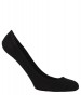 Stopki damskie bawełniane BALETINA do balerinek, z silikonową zapiętką - antybakteryjne - czarny