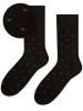 Garniturowe skarpety męskie Steven 056 bawełniane skarpetki z minimalistycznym wzorem - 2260 czarny