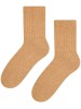 Ciepłe i eleganckie skarpety WEŁNIANE Todo Socks 093 idealne na jesień, zimę - beżowy