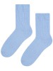 Ciepłe i eleganckie skarpety WEŁNIANE Todo Socks 093 idealne na jesień, zimę - błękitny