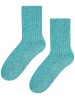 Ciepłe i eleganckie skarpety WEŁNIANE Todo Socks 093 idealne na jesień, zimę - turkusowy