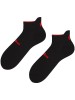 Skarpety stopki Ironman CASUAL RUNNER - sportowe, biegowe, oddychające - czarno-czerwony