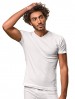 T-shirt męski Scollo (dekolt V/serek) termoaktywny M11, 5 kolorów - Bianco