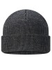 Gruba czapka Todo 50% MERINO WOOL termoaktywna, ciepła, miękka i nie gryząca - grafitowy