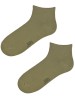 Bawełniane stopki męskie CHILI SOCKS- LOW 964 wyjątkowo miękkie, oddychające - oliwkowy