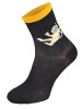 Kolorowe skarpetki CHILI Cotton Socks 748, wesołe motywy- Astronauta - czarny