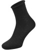 Skarpetki damskie Cotton Socks płaski szew 748, z efektem 3D  - czarny