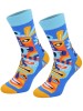 Kolorowe skarpetki Cotton Socks 163, wesołe motywy- Totem - Totem