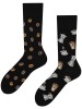 Coffee Socks, Todo Socks, Czarna kawa, Ziarna, Młynek Kolorowe Skarpetki - Coffee Socks