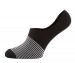 Mikrostopki Todo Socks - w paski, przewiewne, idealne do wyciętych butów - Czarny-paski