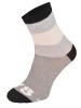 Kolorowe skarpetki CHILI Cotton Socks 748, wesołe motywy- Pasy PP-KREM - kremowy