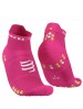 Stopki do biegania Compressport Pro Racing Socks V4.0 Run Low - Fluo Pink/Primerose