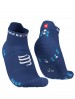 Stopki do biegania Compressport Pro Racing Socks V4.0 Run Low - Sodalite/Fluo Blue