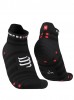 Stopki do biegania Compressport Pro Racing Socks V4.0 Ultralight Run Low - Black/Red