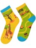 Kolorowe skarpetki z gładkim szwem Cotton Socks, wesołe motywy- African Safari - African Safari