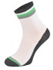 Bawełniane skarpetki Chili Socks z serii SPORT LINE oddychające z płaskim szwem - biały