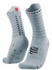 Skarpety do biegania Compressport Pro Racing Socks V4.0 Ultralight Run High - White/Alloy