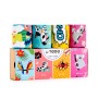 Zestaw kolorowych skarpet CANDY COLORS - Koala, Koty, Papugi, Komiks - 4 pary - Candy Colors