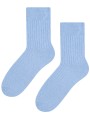 Ciepłe i eleganckie skarpety WEŁNIANE Todo Socks 093 idealne na jesień, zimę - błękitny
