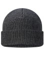 Gruba czapka Todo 50% MERINO WOOL termoaktywna, ciepła, miękka i niegryząca - grafitowy