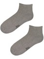 Bawełniane stopki męskie CHILI SOCKS- LOW 964 wyjątkowo miękkie, oddychające - Melanż Szary