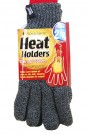 Rękawiczki HEAT HOLDERS Najcieplejsze na świecie MĘSKIE, włókna izolacyjne - szary