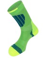 Skarpety rolkarskie K2 IN-LINE SKATING na rolki ze wzmocnieniami frotte - Green/Neon Yellow